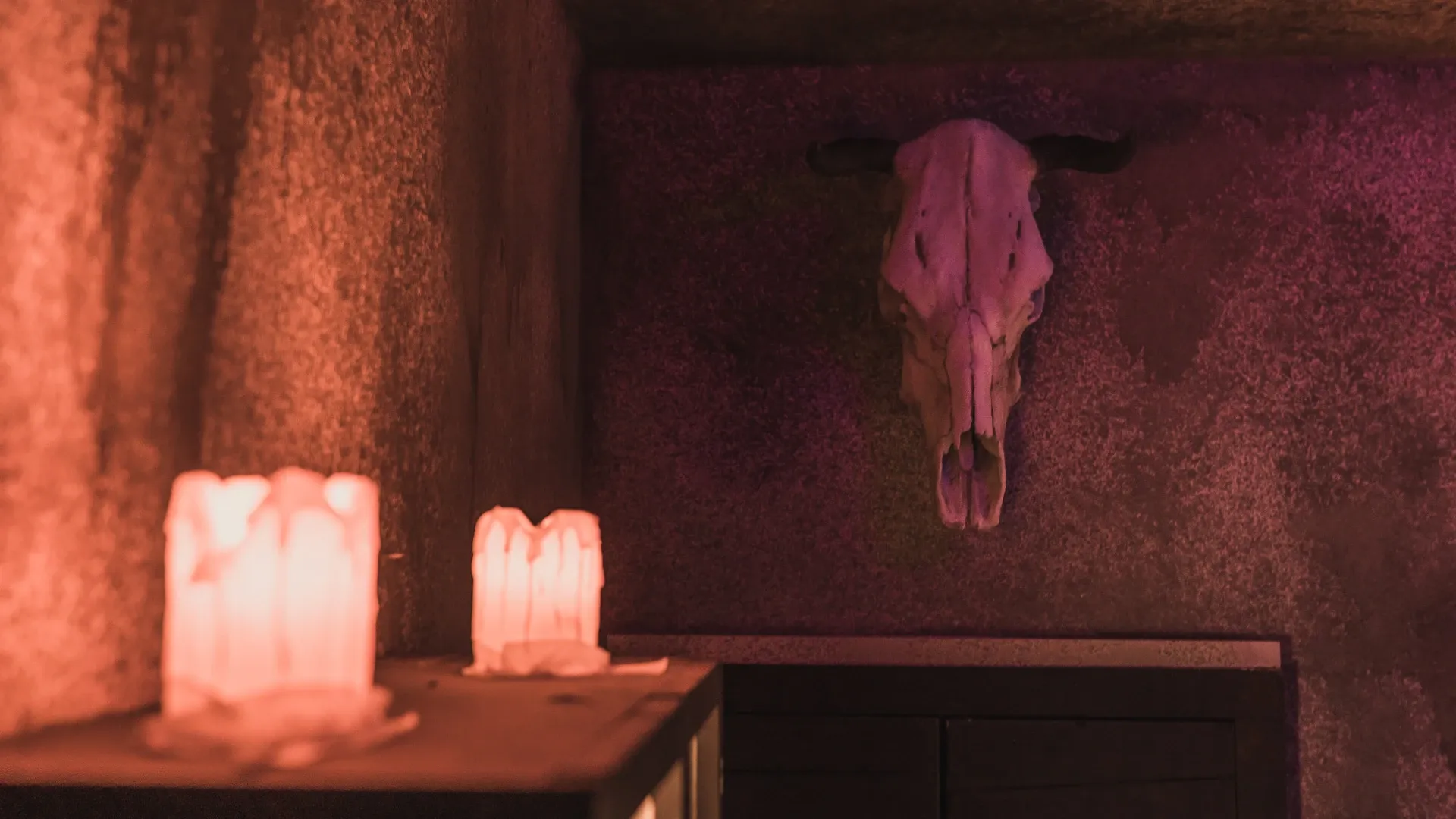 Decorado del escape room Haunted Mansion