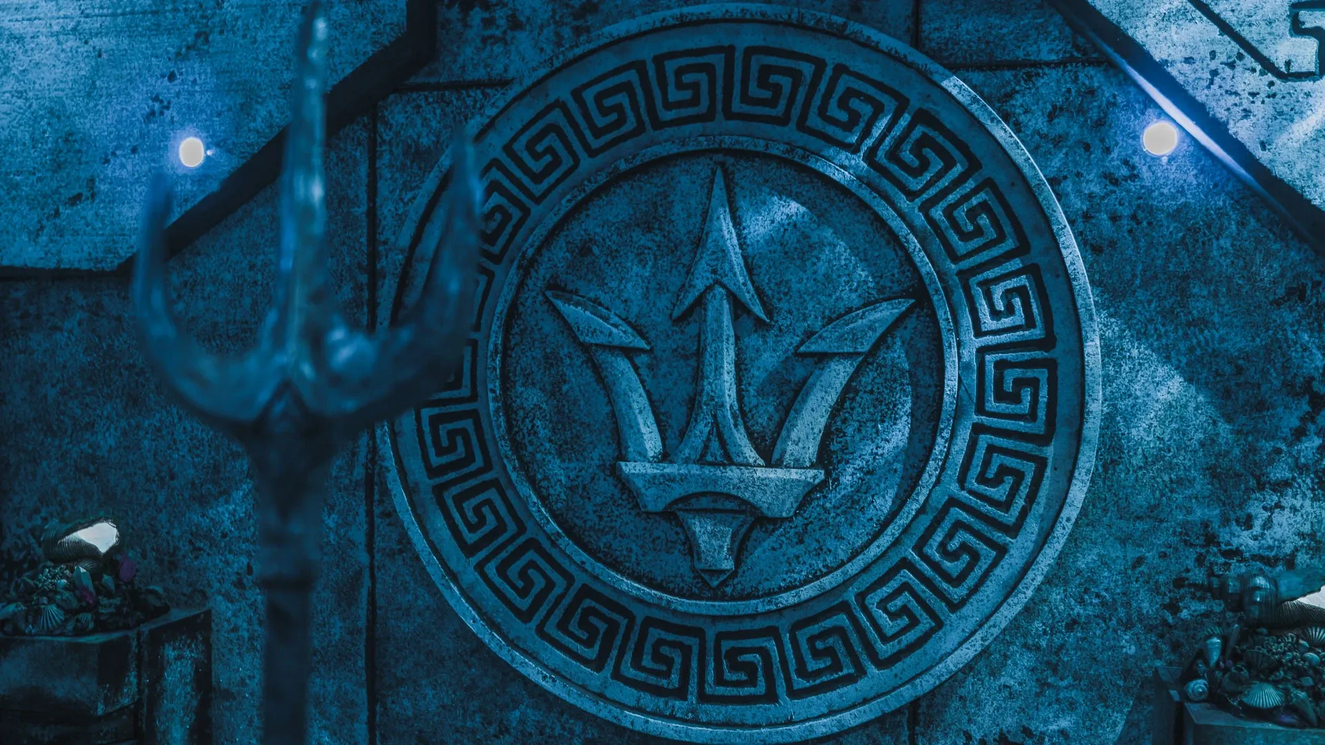Décor de la salle d'escape game Lost City Of Atlantis